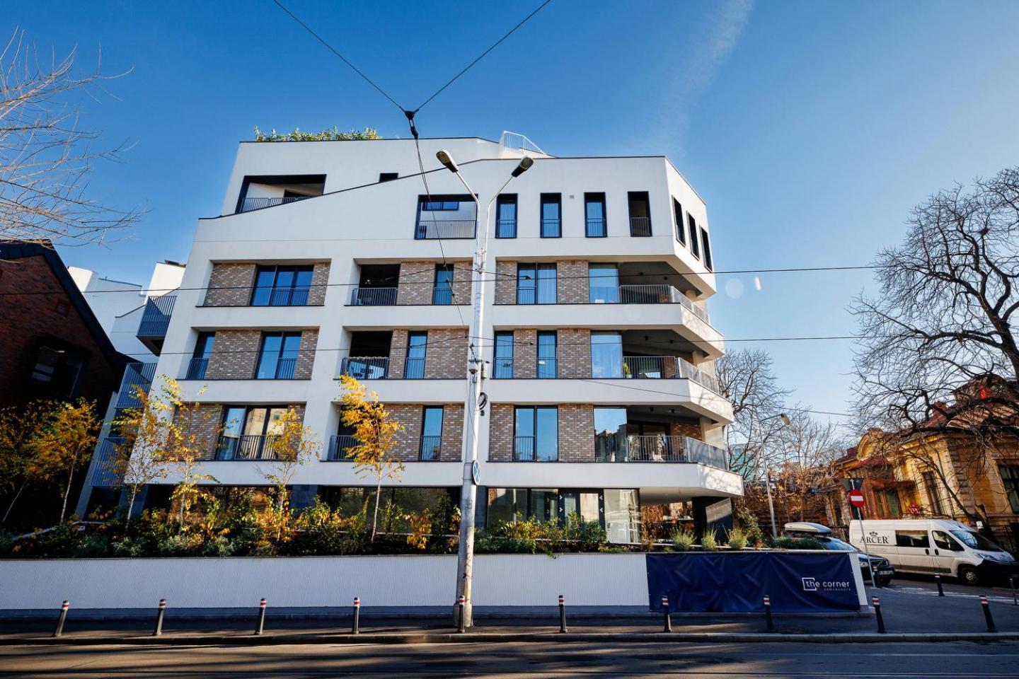 The Corner Luxe Apartment Bukarest Exterior foto