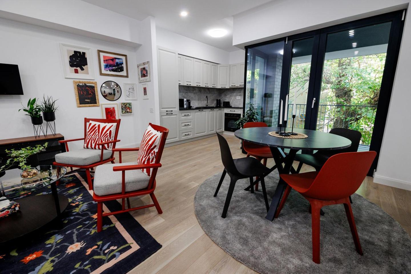 The Corner Luxe Apartment Bukarest Exterior foto